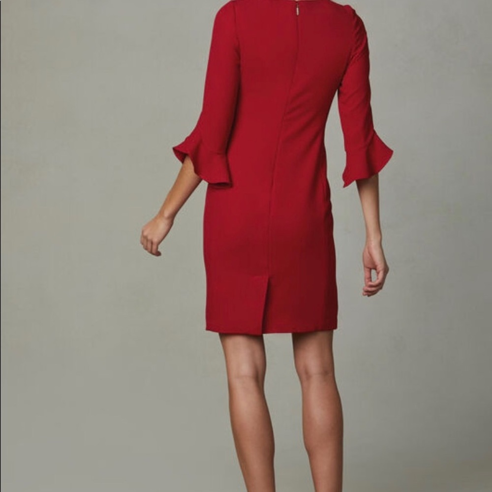 Karl Lagerfeld | Size 6 | Tulip Ruffle 3/4 sleeve | Above the knee - Picture 2 of 9